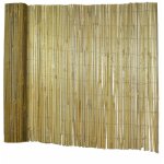 Canisse en bambou fendu naturel, 150 x 300 cm