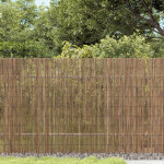 Cl�ture de jardin 1000x90 cm roseau vidaxl