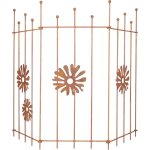 Kotarbau - clôture de jardin en acier inoxydable - 3 éléments de clôture - 120 x 46 cm - palissade - ... Kotarbau - clôture de jardin en acier inoxydable - 3 éléments de clôture - 120 x 46 cm - palissade - ...