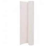 Maison chic - clture de jardin brise vue panneau de clture double face 110x400 cm blanc 64282