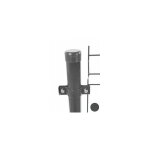 Cloture&jardin - colliers doubles de fixation poteaux ronds gris - lot de 6 - jarditop Cloture&jardin - colliers doubles de fixation poteaux ronds gris - lot de 6 - jarditop