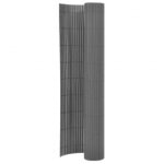 Clture de jardin double face 110x300 cm gris