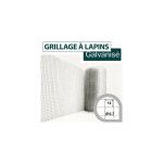 Cloture&jardin - grillage soud galvanis - maille carre 13mm - longueur 25m - 0, 50 mtre