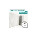 Cloture&jardin - grillage soud galvanis - maille carre 20mm - longueur 10m - 1 mtre