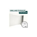 Cloture&jardin - grillage triple torsion galvanisé - maille hexa 13mm - longueur 25m - 0, 50 mètre Cloture&jardin - grillage triple torsion galvanisé - maille hexa 13mm - longueur 25m - 0, 50 mètre