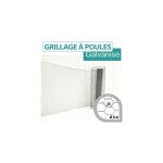 Cloture&jardin - grillage triple torsion galvanisé - maille hexa 25mm - longueur 5m - 1 mètre Cloture&jardin - grillage triple torsion galvanisé - maille hexa 25mm - longueur 5m - 1 mètre