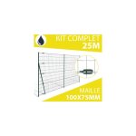Cloture&jardin - kit grillage soudé gris 25m - jardimalin - maille 100x75mm - 1, 80 mètre Cloture&jardin - kit grillage soudé gris 25m - jardimalin - maille 100x75mm - 1, 80 mètre