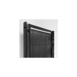 Cloture&jardin - kit portillon jardin grillag� occultable gris anthracite - jardipro xxl + occultation ...