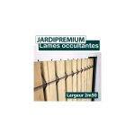 Cloture & jardin ? lames d'occultation en bois clair 22mm ? longueur 2, 5m ? traitement autoclave classe ...