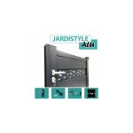 Cloture&jardin - portillon aluminium gris anthracite - design - 1, 60 m�tre