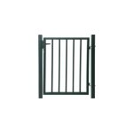 Cloture&jardin - portillon jardin barreaud� gris anthracite jardiplus - 1 m�tre