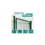 Cloture&jardin - portillon jardin grillagé vert jardi xxl - passage 1m25 - 1, 50 mètre Cloture&jardin - portillon jardin grillagé vert jardi xxl - passage 1m25 - 1, 50 mètre