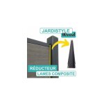 Cloture&jardin - r�ducteur - poteau aluminium gris anthracite - 2 m�tres