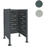Mendler - clture pour poubelles hwc - j55 - habillage pour poubelles rangement pour poubelles - 150x85x85cm ...