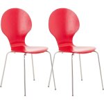 Clp - dfinissez 2 chaises empilables avec une conception ergonomique et lgante disponibles diffrentes ...