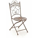 Clp - chaise de jardin indra marron antique