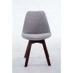 Clp - chaise de salle  manger robuste en cadre en bois et tissu couvrant diverses couleurs colore : ...