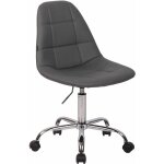 Clp - chaise de bureau �l�gante en fauteuil en cuir �cologique avec si�ge r�glable dans diff�rentes couleurs ...