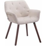 Clp - légant fauteuil salon élégant tissu matelassé et pieds en bois différentes couleurs colore : beige ... Clp - légant fauteuil salon élégant tissu matelassé et pieds en bois différentes couleurs colore : beige ...