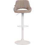 Clp - tabouret moderne avec structure blanche et session confortable et �l�gante dans diff�rentes couleurs ...