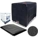 Coavas - bache pour cuve 1000l ibc, bache de rservoir d'eau couvercle, anti - uv anti - poussire couverture ...