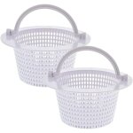 Coavas - panier rond pour skimmer de piscine hors sol, avec poigne pour un retrait facile, paquet de ...