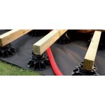 Plots universels nivo + pour dalles et lambourdes sans t�te hauteur 50 - 80mm carton de 48 plots cobra ...