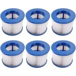 Cocooning water - lot de 6 cartouches de filtres pour spa gonflable
