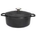 Cocotte en fonte émaillée 28cm noir chasseur puc472801 Cocotte en fonte émaillée 28cm noir chasseur puc472801