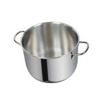 Cocotte en inox � 2 poign�es, diam�tre 28 cm, dune metalsomma