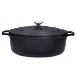 Invicta - cocotte ovale en fonte maille 31cm noire sublime - chasseur - puc473101