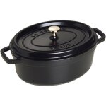 Staub - cocotte ovale noir 31cm 5, 5 litres 40509 - 319 - 0