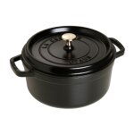 Staub - cocotte ronde noir 24 cm cocotte