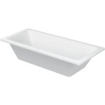 Duravit - d - code baignoire rectangulaire 1800 x 800 mm - acrylique blanc