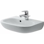Duravit - d - code - lave - mains 450x340 mm, avec un trou pour robinet, blanc alpin 07054500002