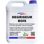 Degriseur bois - 4x5 l - codeve bois - pour dgriser un bois grisaill, noirci, bruni ou tach par l'humidit. ...