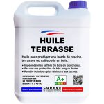 Cod�ve bois - huile bois terrasse - 5 l - codeve bois - ch�ne rustique - pour la protection d'un bord ...