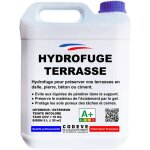 Codve bois - hydrofuge terrasse - 5 l - codeve bois - incolore pour votre terrasse en travertin, bton, ...