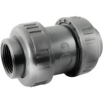 Clapet anti - retour � ressort pvc pression � visser femelle 15x21, pn16