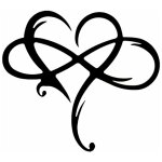 Coeur infini acier mural, décoration murale en métal, signe de coeur infini en métal, fer forgé décoration, ... Coeur infini acier mural, décoration murale en métal, signe de coeur infini en métal, fer forgé décoration, ...