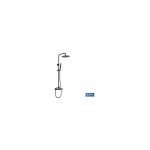 Cofan - colonne de douche noire avec mitigeur 1. 40 mod�le niagara