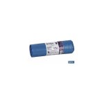 Sac poubelle 90x110 calibre 150 couleur bleu 10 units