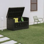 Toomax - coffre de jardin dolomiti - 970l - anthracite