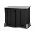Coffre de jardin itout midi gris clair noir - 845 l - keter