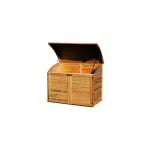 Chalet&jardin - coffre de jardin en pin trait autoclave 1, 48 m 1200 l - fontainbleau