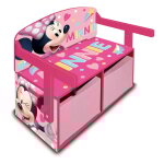 Arditex - coffre  jouets, banc et bureau 3 en 1 - minnie