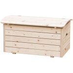 Coffre à jouets en bois pour enfants - coffre en bois pour jardin 80 x 50 x h47 cm - boîte de rangement ... Coffre à jouets en bois pour enfants - coffre en bois pour jardin 80 x 50 x h47 cm - boîte de rangement ...