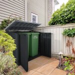 Coffre multifonctions 1200l - noir & gris Coffre multifonctions 1200l - noir & gris