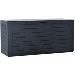 Vounot� coffre de jardin avec poign�es 280l - malle de rangement ext�rieur en pp - 116x44x55cm - style ...