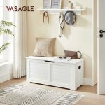 Vasagle - coffre de rangement int�rieur, banc � chaussures, pouf, banquette, rangement pour jouet enfant, ...